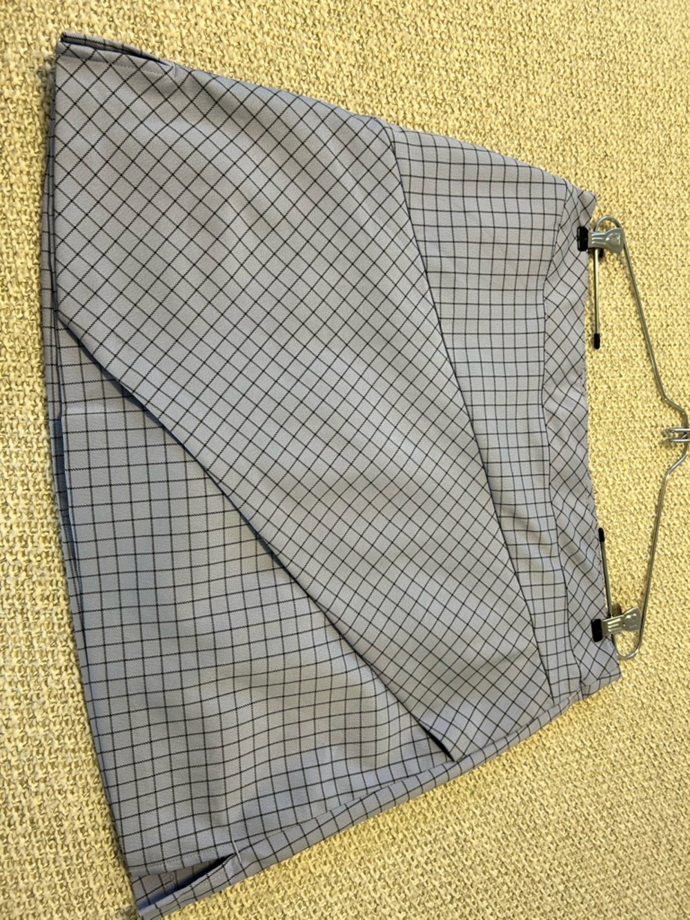 Lady Hagen plaid Wrap Skort with Pleated Detail